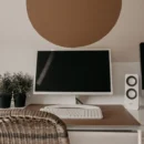 Eeveve desk mat cappuccino brown (2)
