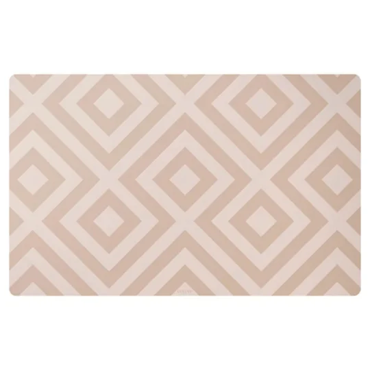 Eeveve desk mat modern blocks desert sand