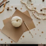 Eeveve desk mat stars almond (1)
