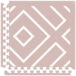 Eeveve speelmat modern blocks old pink (1)