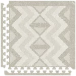 Eveevee speelmat kilim feather gray (1)
