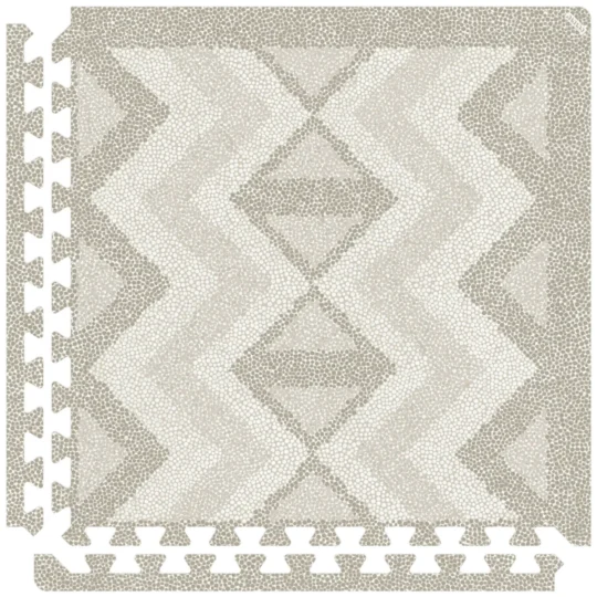 Eveevee speelmat kilim feather gray (1)