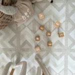 Eveevee speelmat kilim feather gray (4)