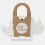 Milin houten lacing toy Trixie the dinosaur (1)