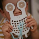 Milin houten lacing toy goggly (3)