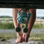 Milin houten lacing toy goggly (5)
