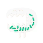 Milin houten lacing toy grinny