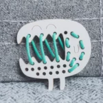 Milin houten lacing toy grinny (2)