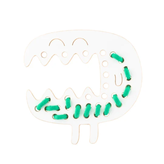 Milin houten lacing toy grinny